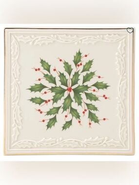 Lenox Holiday Carved Trivet NIB